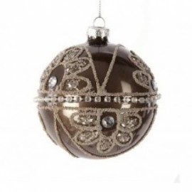 Set Of three Glass Baubles 